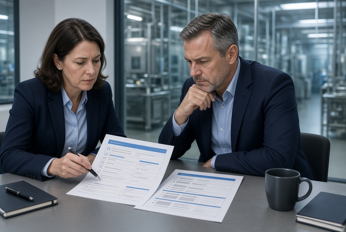 Quality professionals evaluating compliance requirements